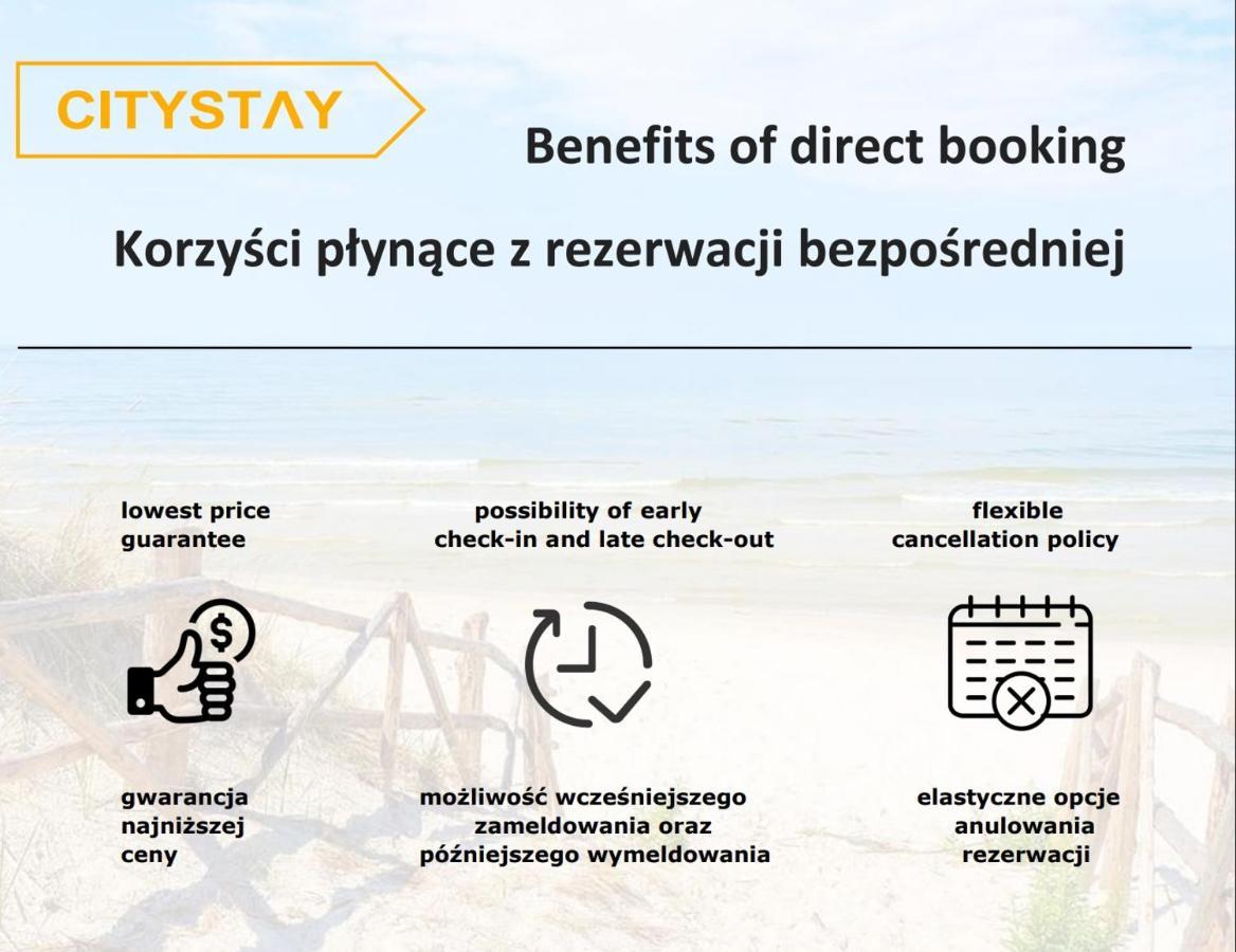 CITYSTAY Nowa Letnica Gdansk Apartment Eksteriør bilde